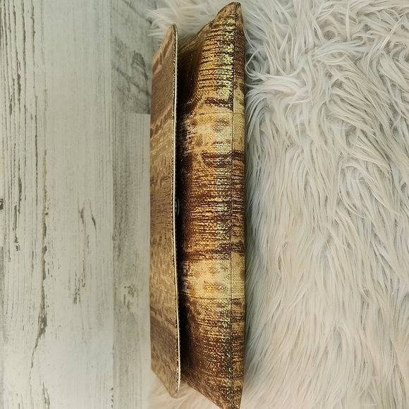 PANTERA METALLIC GENUINE SNAKESKIN CLUTCH - Picture 9 of 17